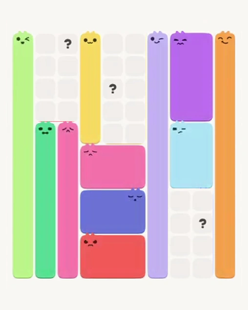 MeowBlock Level 109 after step 11, placing the 6-cell rectangular block at the middle center
