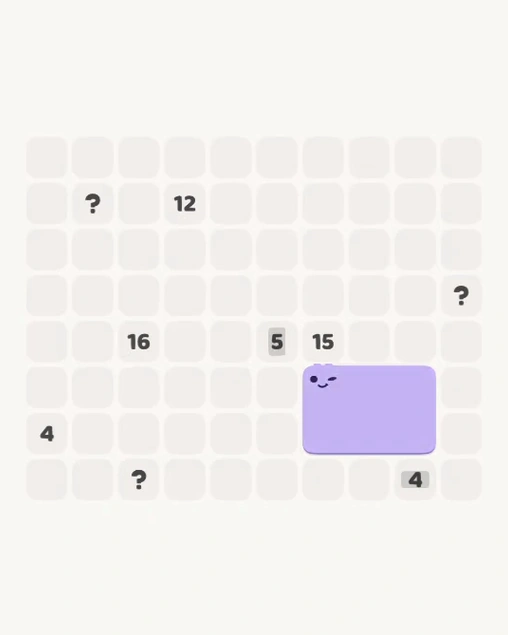 MeowBlock Level 114 after step 1, placing the 6-cell rectangular block at the lower-right area