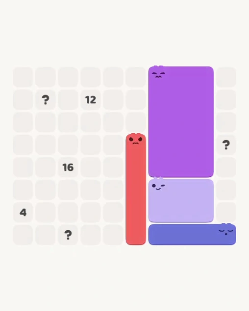 MeowBlock Level 114 after step 4, placing the 5-cell vertical block at the lower center