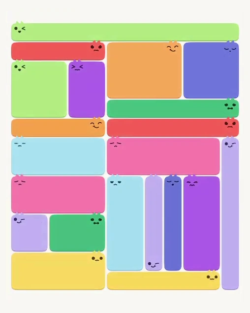 MeowBlock Level 117 after step 21, placing the 4-cell square block at the lower-left area