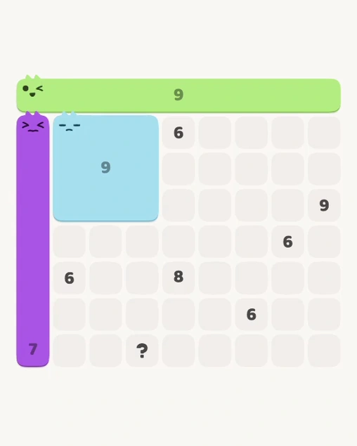 MeowBlock Level 121 after step 3, placing the 9-cell square block at the middle-left area