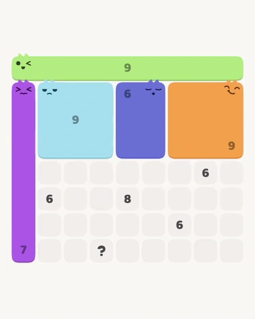 MeowBlock Level 121 after step 5, placing the 9-cell square block at the middle-right area