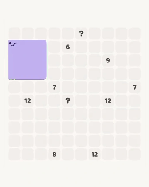 MeowBlock Level 155 after step 1, placing the 9-cell square block at the upper-left area