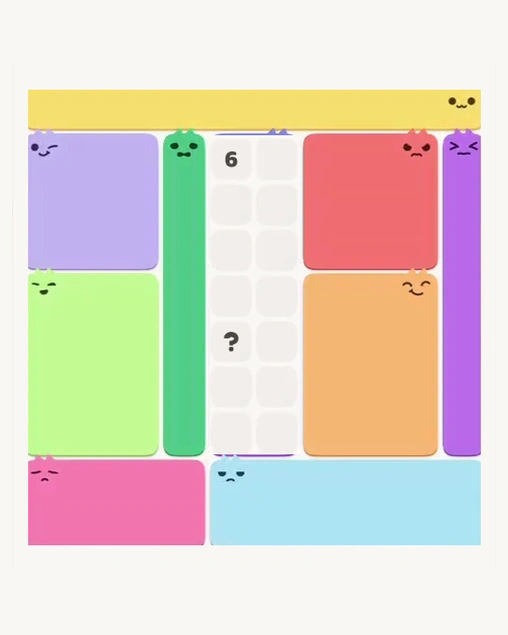 MeowBlock Level 155 after step 9, placing the 12-cell rectangular block at the middle-right area