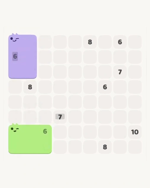 MeowBlock Level 161 after step 2, placing the 6-cell rectangular block at the lower-left area