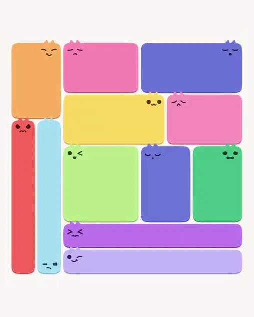 MeowBlock Level 169 after step 12, placing the 6-cell rectangular block at the middle-right area