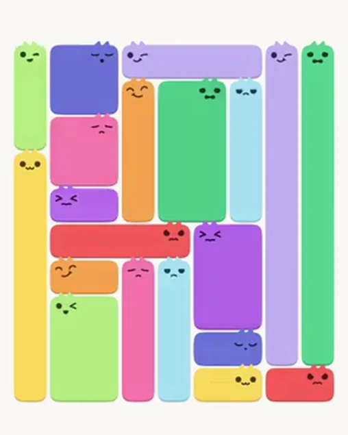 MeowBlock Level 17 after step 20, placing the 3-cell vertical block at the upper-left area