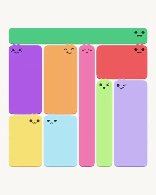 MeowBlock Level 171 after step 9, placing the 6-cell rectangular block at the lower-left area
