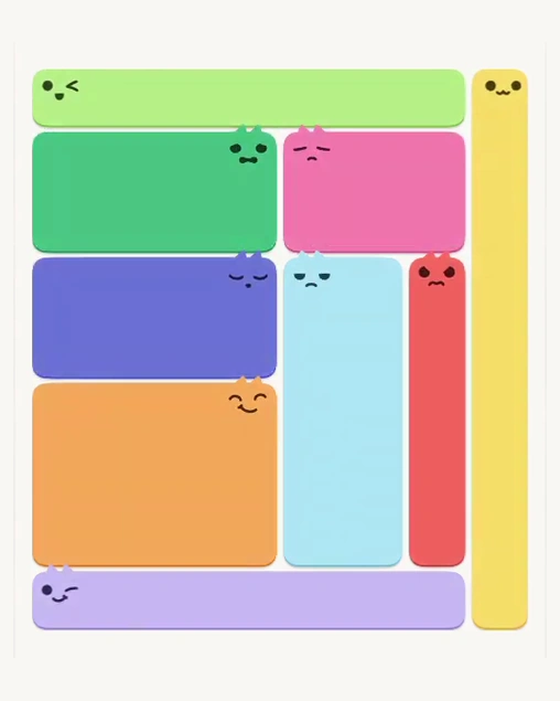 MeowBlock Level 173 after step 9, placing the 8-cell rectangular block at the middle-left area