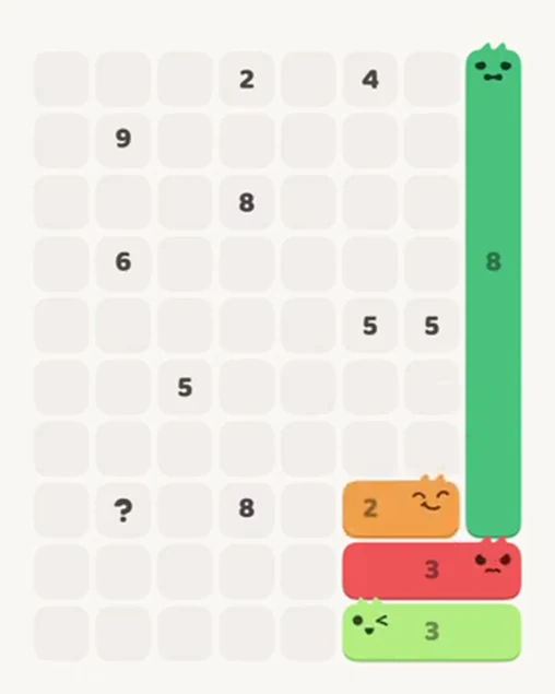 MeowBlock Level 30 after step 4, placing the 2-cell horizontal block at the lower-right area