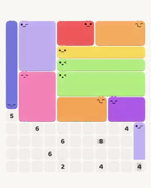 MeowBlock Level 38 after step 11, placing the 3-cell vertical block at the lower-right area