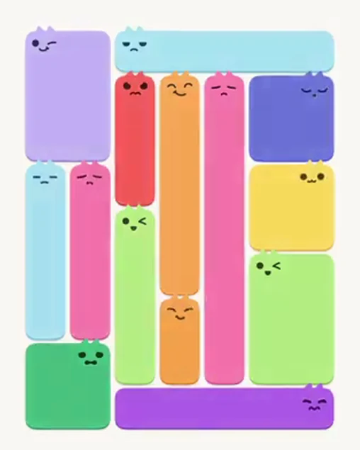 MeowBlock Level 39 after step 14, placing the 4-cell vertical block at the middle-left area