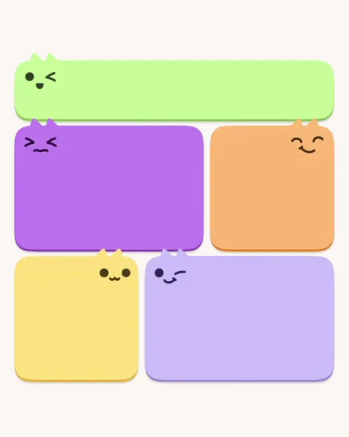MeowBlock Level 4 after step 5, placing the 4-cell square block at the lower-left area