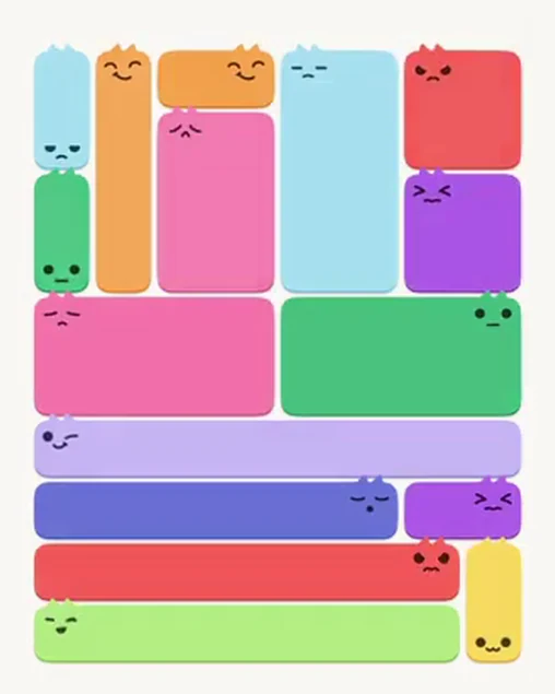 MeowBlock Level 45 after step 16, placing the 4-cell square block at the upper-right area