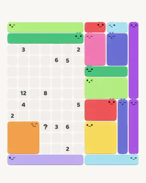 MeowBlock Level 48 after step 16, placing the 4-cell horizontal block at the middle-right area