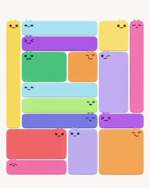 MeowBlock Level 56 after step 16, placing the 4-cell square block at the upper-right area