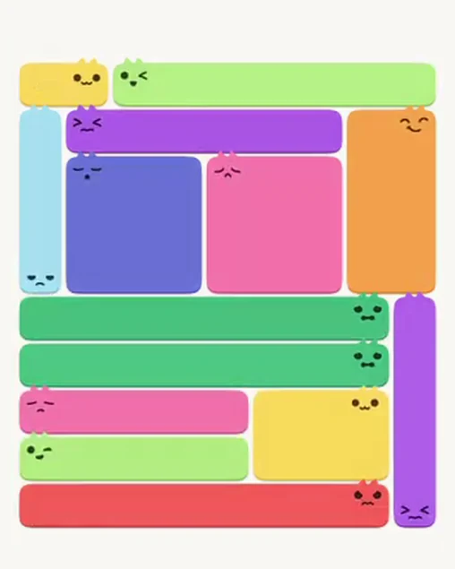 MeowBlock Level 59 after step 14, placing the 5-cell horizontal block at the lower-left area
