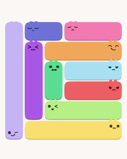 MeowBlock Level 6 after step 10, placing the 3-cell horizontal block at the lower-right area