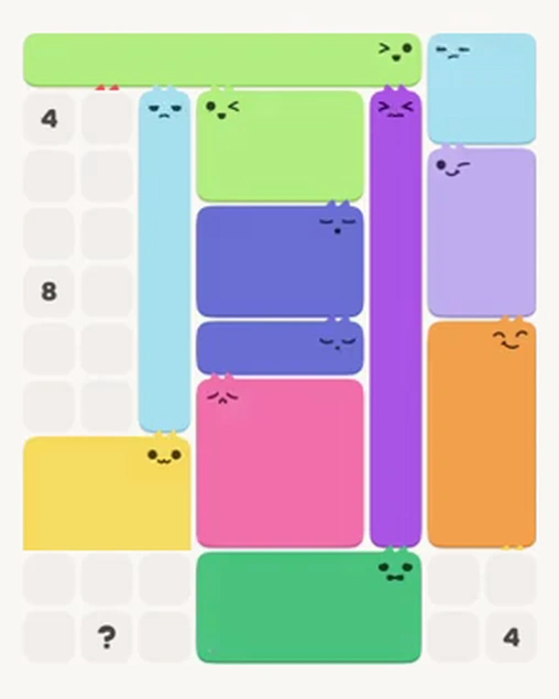 MeowBlock Level 60 after step 12, placing the 6-cell vertical block at the middle-left area