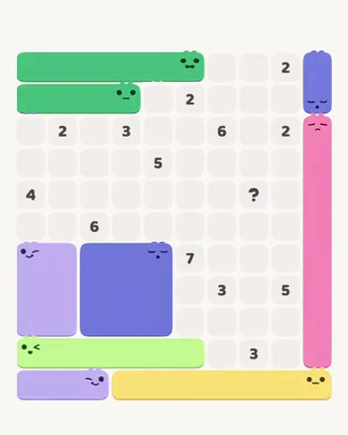 MeowBlock Level 69 after step 9, placing the 4-cell horizontal block at the upper-left area
