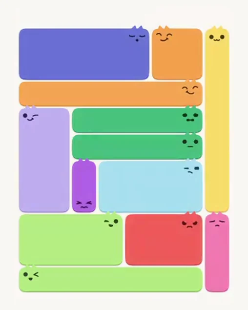 MeowBlock Level 71 after step 13, placing the 10-cell rectangular block at the upper center