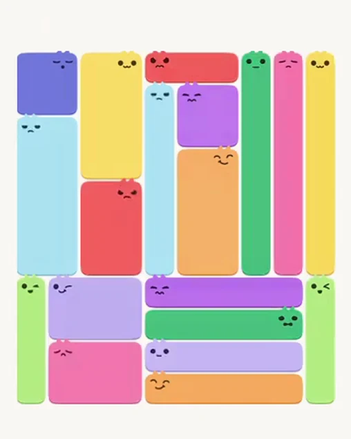 MeowBlock Level 72 after step 19, placing the 4-cell square block at the upper center