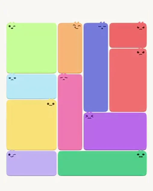 MeowBlock Level 78 after step 11, placing the 15-cell rectangular block at the middle-right area