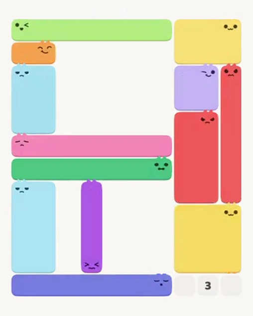 MeowBlock Level 79 after step 13, placing the 9-cell square block at the lower-right area