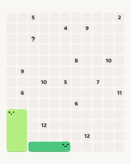 MeowBlock Level 90 after step 2, placing the 4-cell horizontal block at the lower center