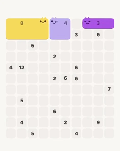 MeowBlock Level 92 after step 3, placing the 3-cell horizontal block at the upper-right area