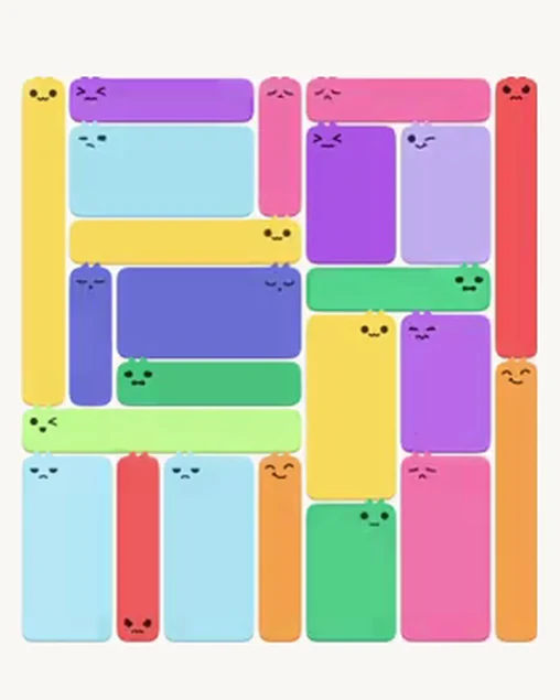 MeowBlock Level 96 after step 23, placing the 5-cell horizontal block at the upper center